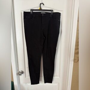 Torrid Sky High Women’s Black Jeans Sz 16T. MH-237